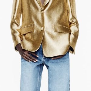 Gold blazer